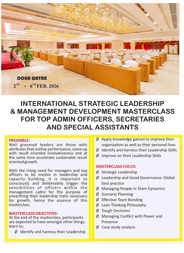 Strategic leadership masterclass